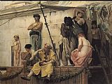 Gustave Clarence Rodolphe Boulanger The Slave Market painting